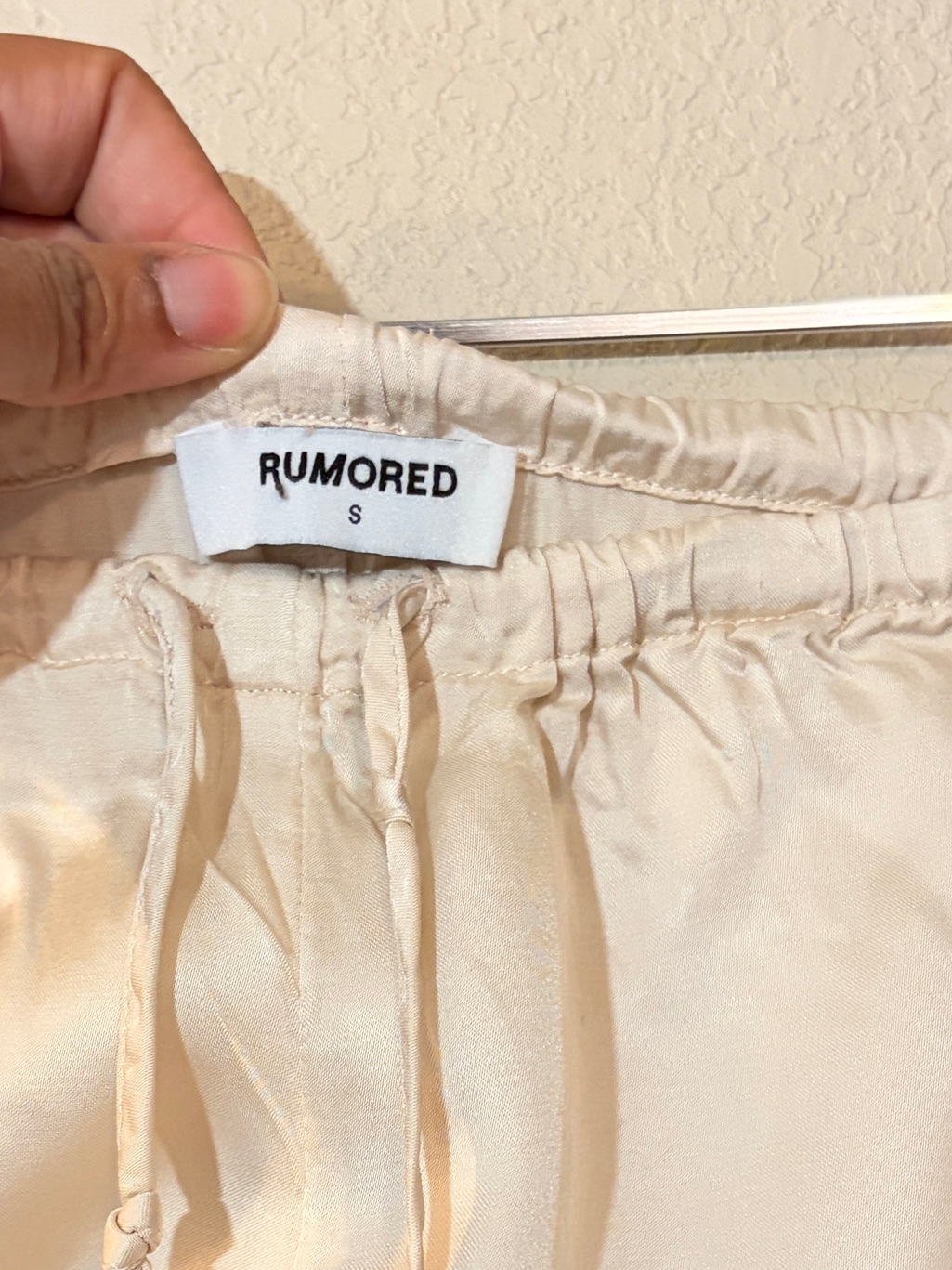 Rumored Cape Pants Size S Cream — image 7 of 8